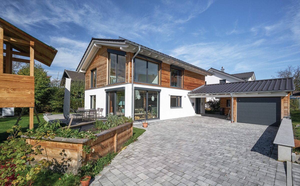 Außenansicht des Kundenhauses Severin